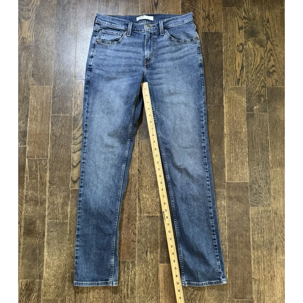 Levi‎ Strauss Signature Gold Slim Jeans Mens 30x32 Blue Excellent Low Rise